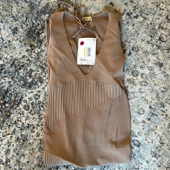 Nicholas The Lsbel long sleeve halter midi dress size small - Picture 4 of 4